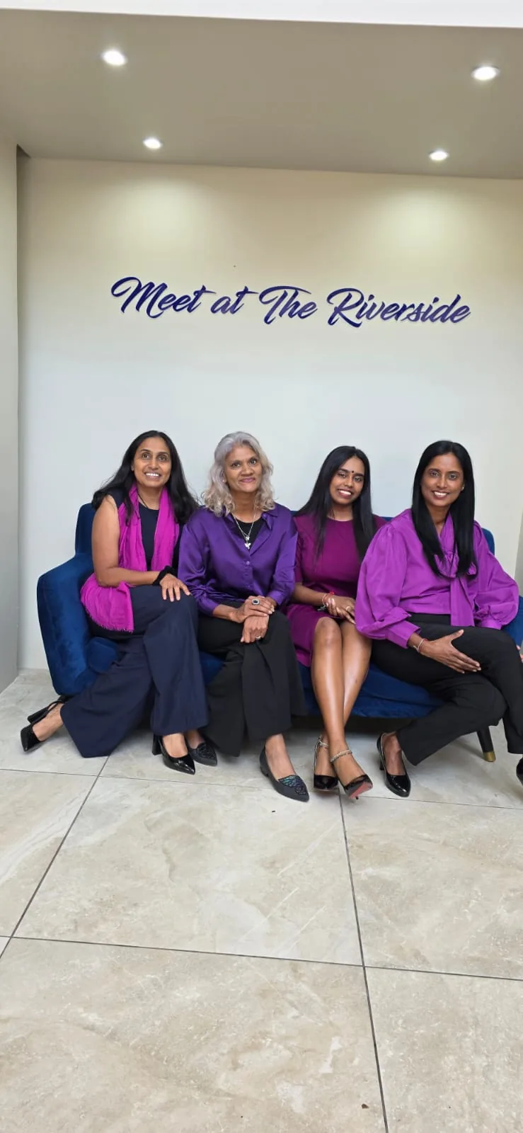 Women gathered for a community programme